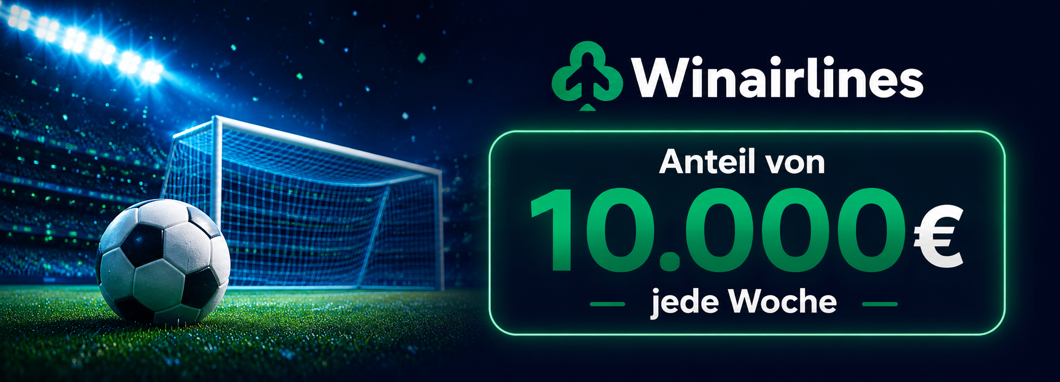 Anteil von 10.000€ jede Woche